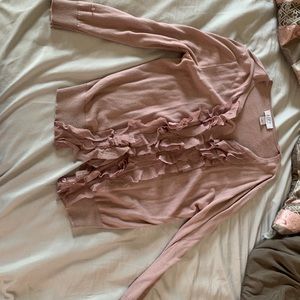 Medium Dusty Rose Cardigan